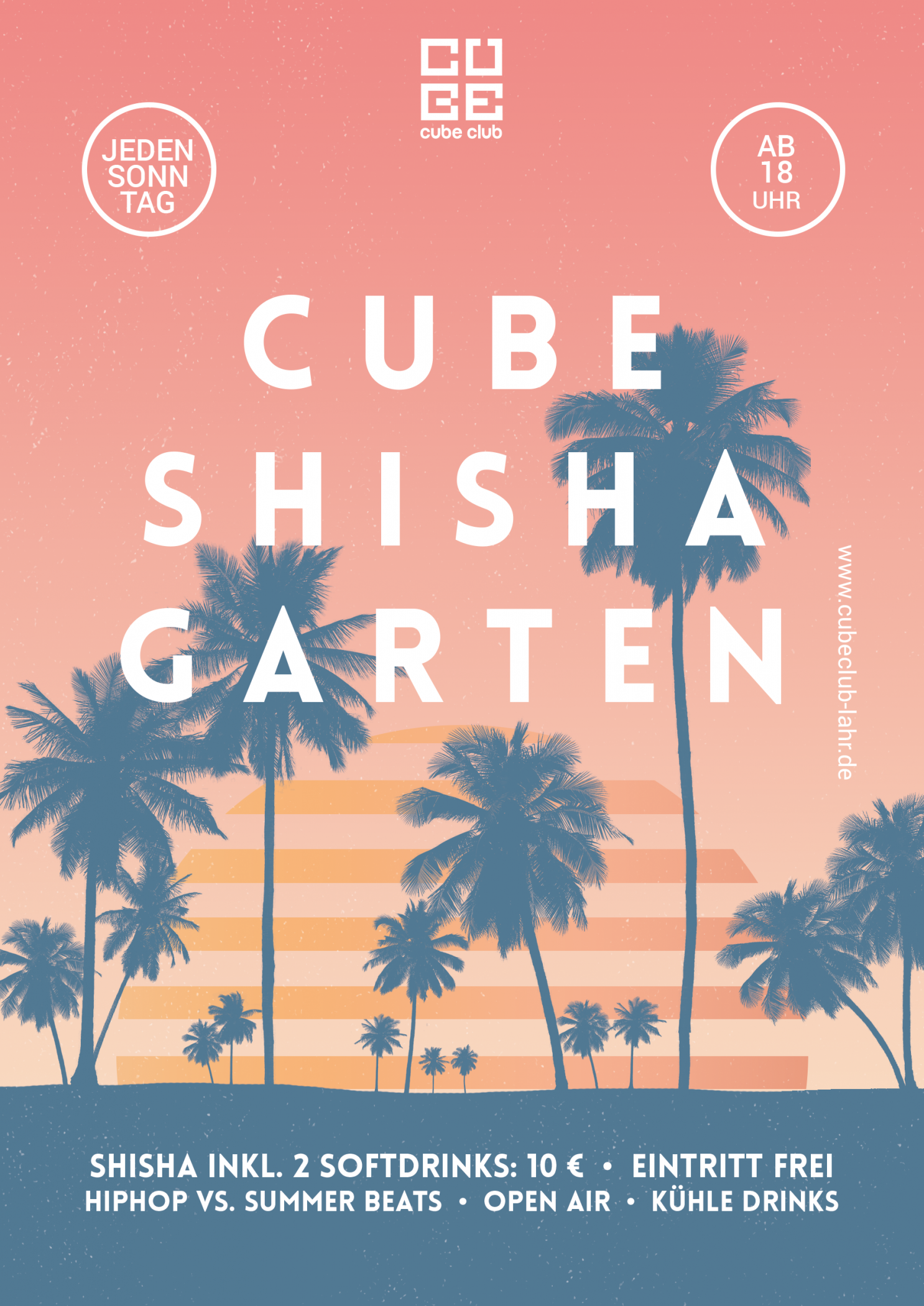 Cube Shisha Garten Sonntag 28 07 2019
