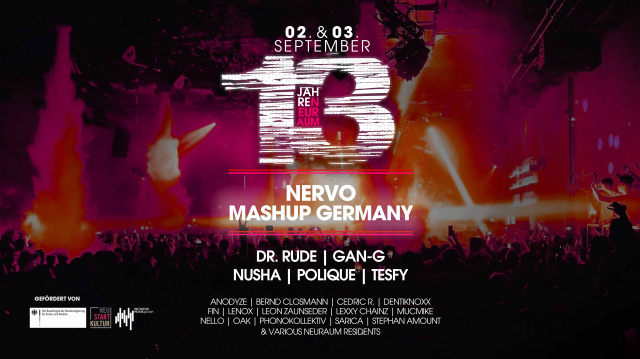 13 Jahre neuraum | Special Guest: MASHUP GERMANY