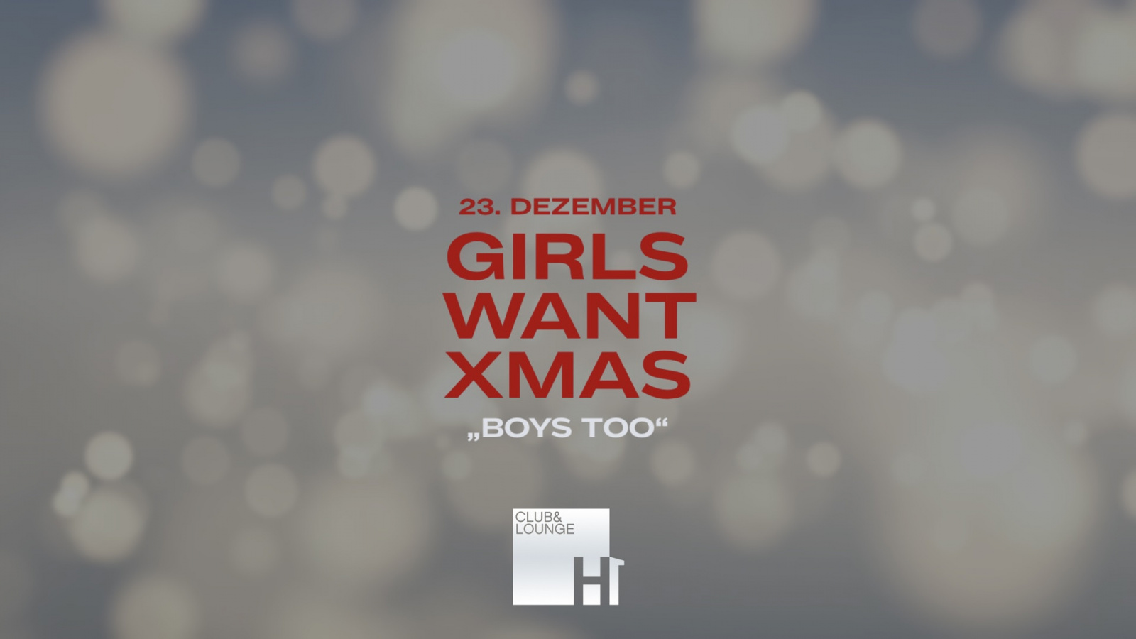 GIRLS WANT CHRISTMAS