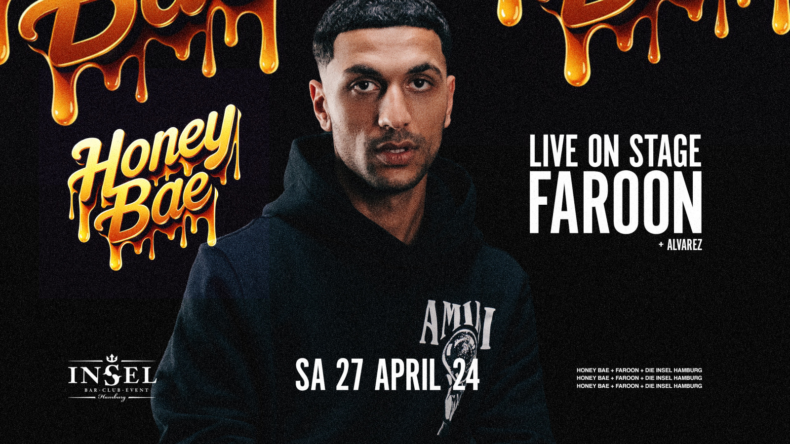 FAROON LIVE! HONEY BAE - HIP HOP | AFRO | DEUTSCHRAP