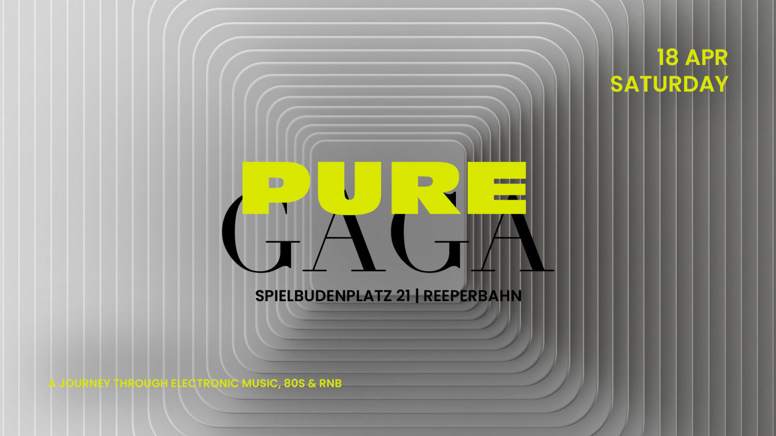 PURE GAGA | SA 18 | APRIL
