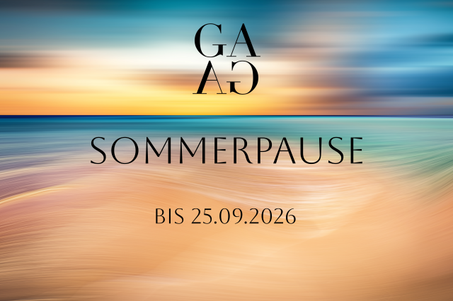 AUG 22 | SOMMERPAUSE